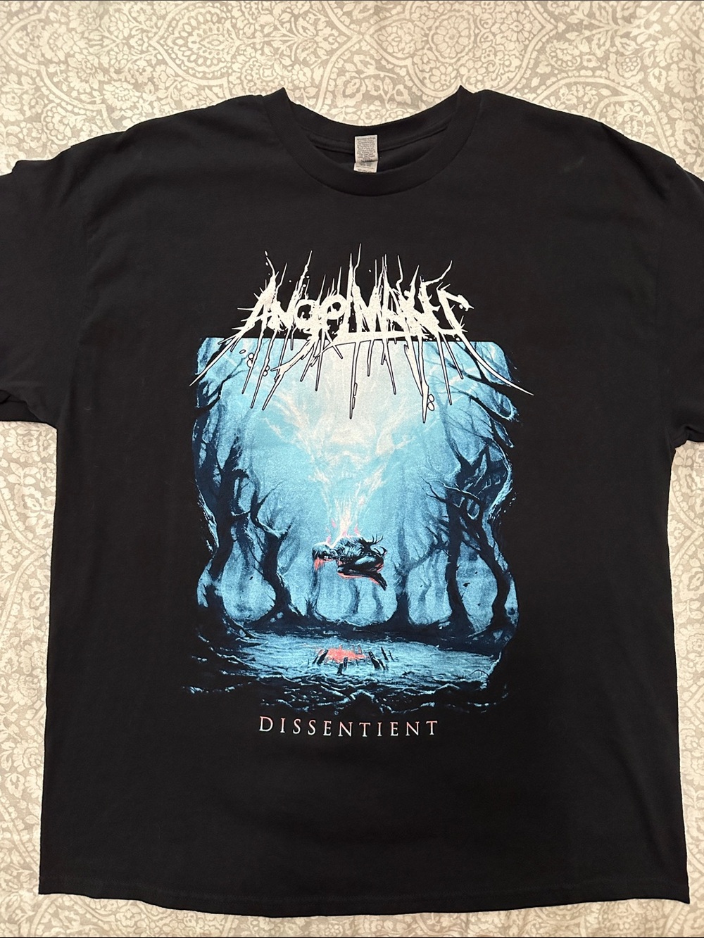 Gildan Angel Maker Black Short Sleeve Shirt